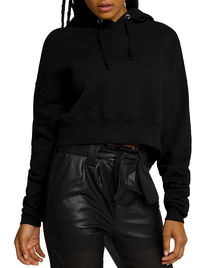 Good american cropped and cool sweatshirt clearance