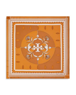 Tory Burch - Naive Geo Logo Silk Scarf