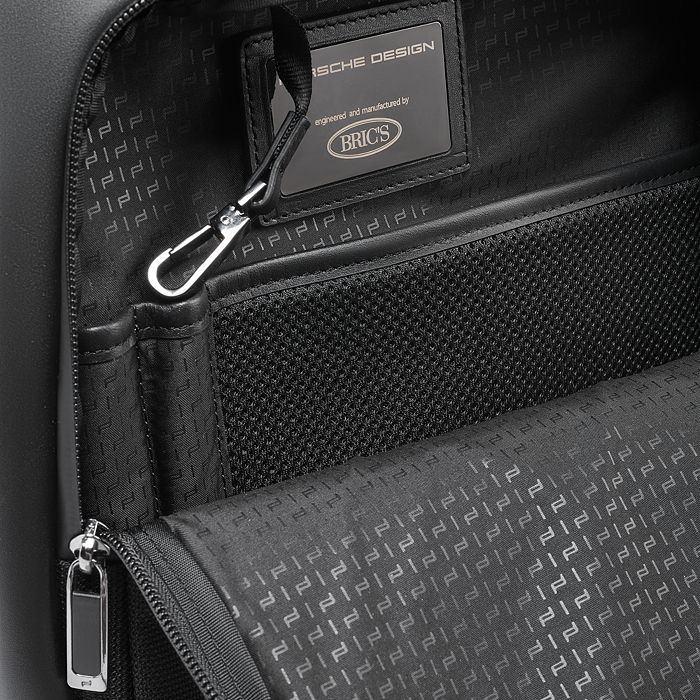 Porsche Design Roadster Small Water Resistant Nylon & Leather Backpack In Black