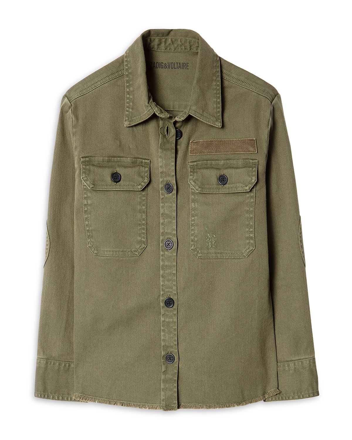 Zadig & Voltaire Girls' Bonnie Cotton Blend Shirt - Little Kid, Big Kid