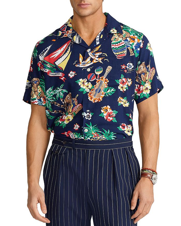 Polo Ralph Lauren Polo Bear Classic Fit Camp Shirt | Bloomingdale's