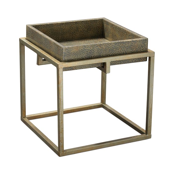 Jamie Young Shelby Tray Table In Gray