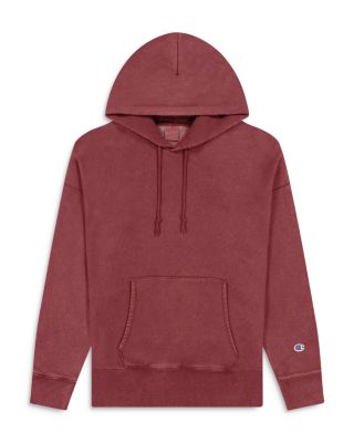 sepia red champion hoodie