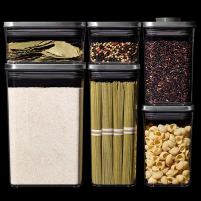 Steel 6 Piece POP Container Set