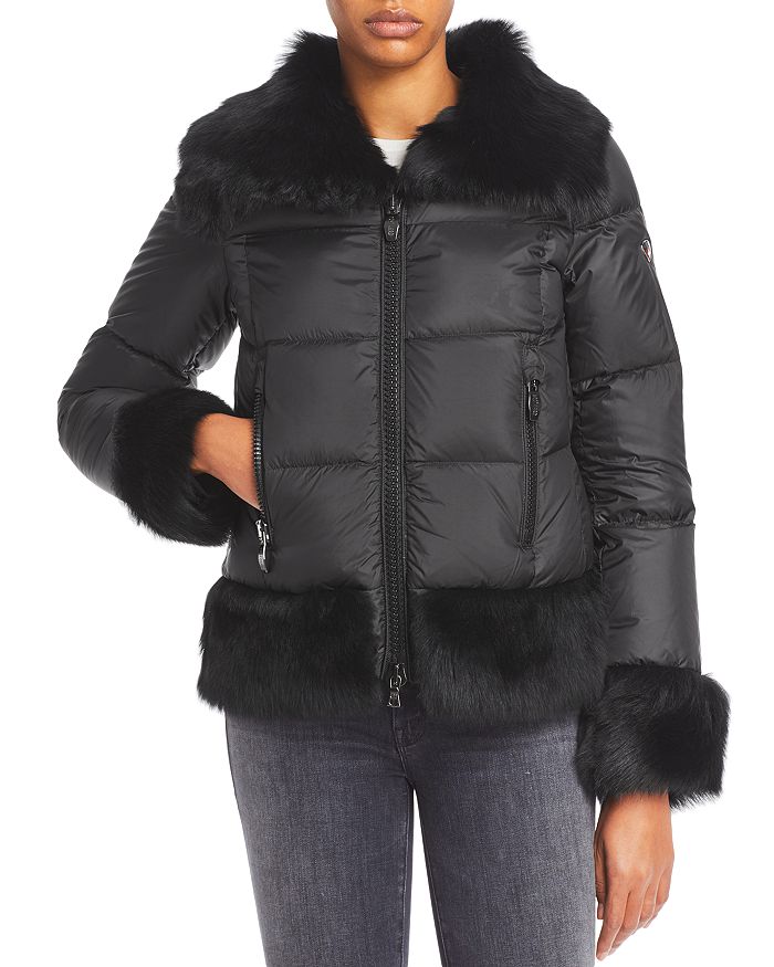 Post Card Dardana Shearling Trimmed Jacket Bloomingdale's