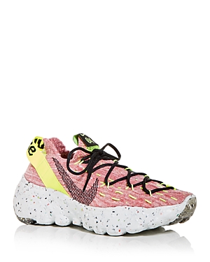 NIKE WOMEN'S SPACE HIPPIE KNIT LOW TOP SNEAKERS,CD3476