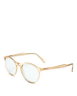 prada 51mm round sunglasses