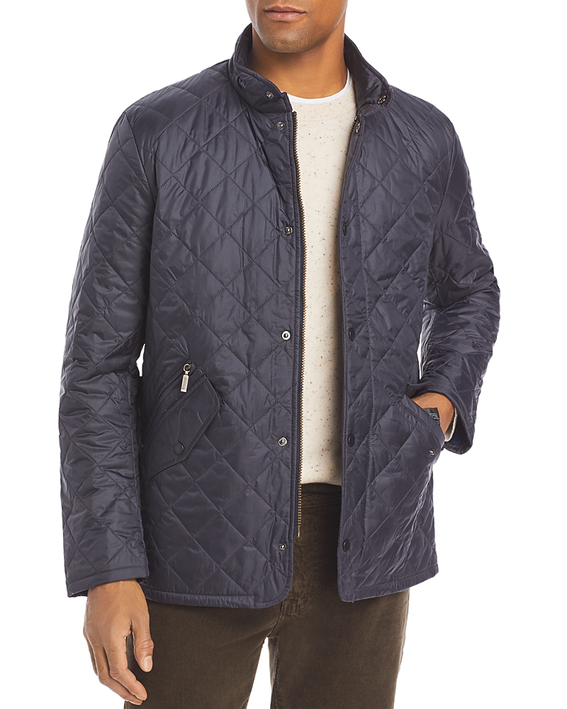 Barbour Chelsea Sportsquilt Jacket In Navy