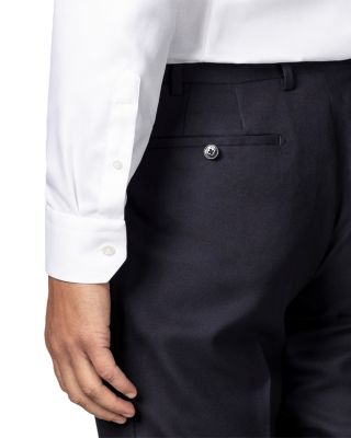 Contemporary Fit Diagonal Weave Shirt