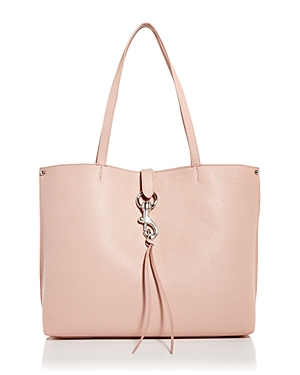 Rebecca Minkoff Megan Large Leather Tote In Ballet