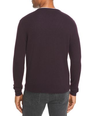 Raisin Cashmere V-Neck Sweater - Exclusive