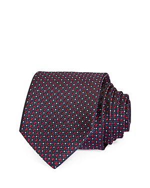 The Men's Store at Bloomingdale's Squares & Dots Neat Silk Classic Tie - 100% Exclusive