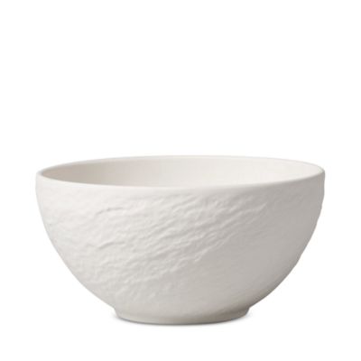 Manufacture Rock Blanc Dip Bowl &amp; Tray, 4-Piece Set