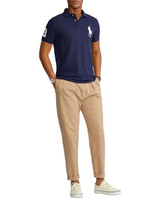 Big Pony Custom Slim Fit Mesh Polo Shirt