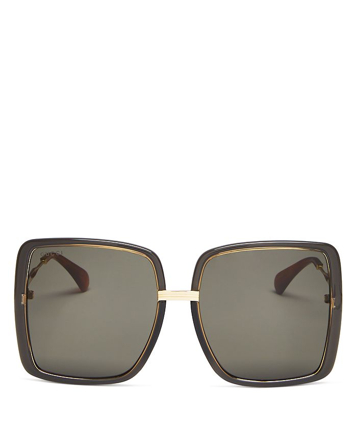 Gucci Square Sunglasses, 60mm Bloomingdale's