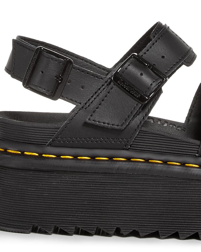 Shop Dr. Martens' Women's Voss Quad Slingback Platform Sandals In Black