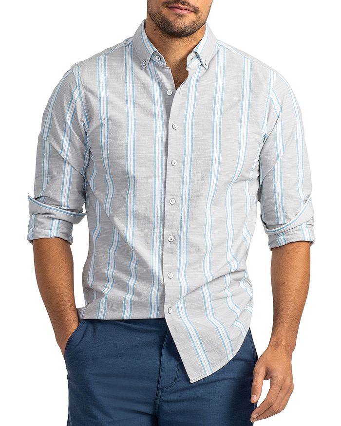 Rodd & Gunn Spey Street Slim Fit Striped Button Down Shirt | Bloomingdale's