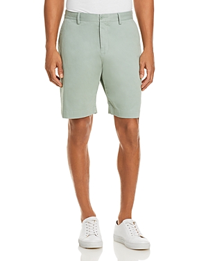Shop The Men's Store At Bloomingdale's Twill Regular Fit Shorts - 100% Exclusive In Slate Green
