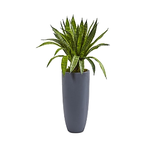Nearly Natural 34 Artificial Sansevieria Plant In Green
