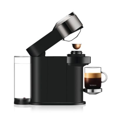 Vertuo Next Deluxe by Breville with Aeroccino Milk Frother, Dark Chrome