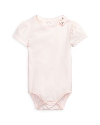 Ralph Lauren Girls' Puff Sleeve Bodysuit - Baby | Bloomingdale's