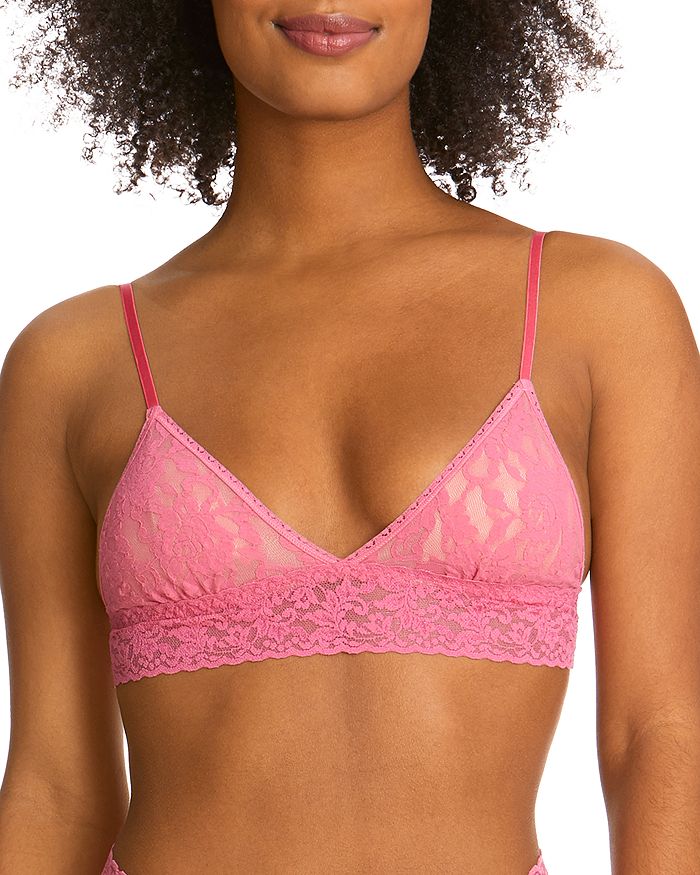 Hanky Panky Signature Lace Crossover Bralette In Sugar Rush
