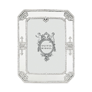 Olivia Riegel Deco Mirror 5 X 7 Frame In Silver