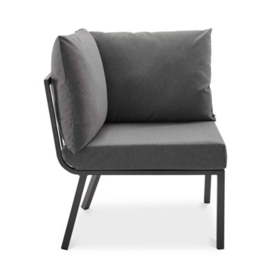  Riverside Outdoor Patio Aluminum Corner Chair