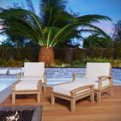 Marina Outdoor Patio Teak, Set of 4