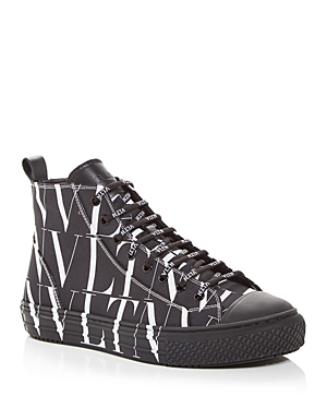 Valentino Garavani Men's Monogram High Top Sneakers