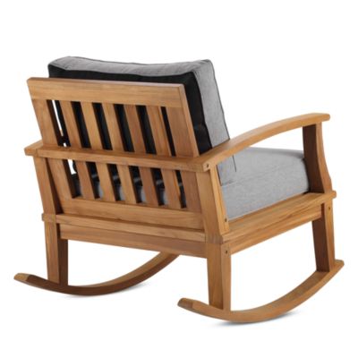 Marina Outdoor Patio Teak Rocking Chair