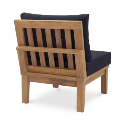 Marina Armless Outdoor Patio Teak Sofa