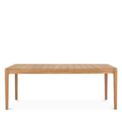 Teak Bok Outdoor Dining Table, Small - 79&amp;quot;
