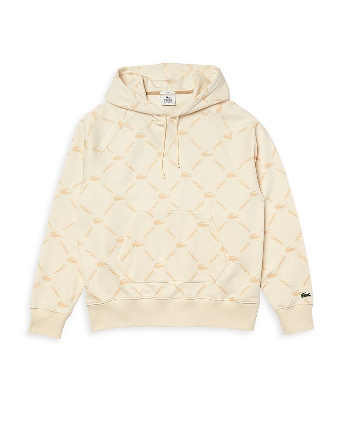 monogram fleece hoodie