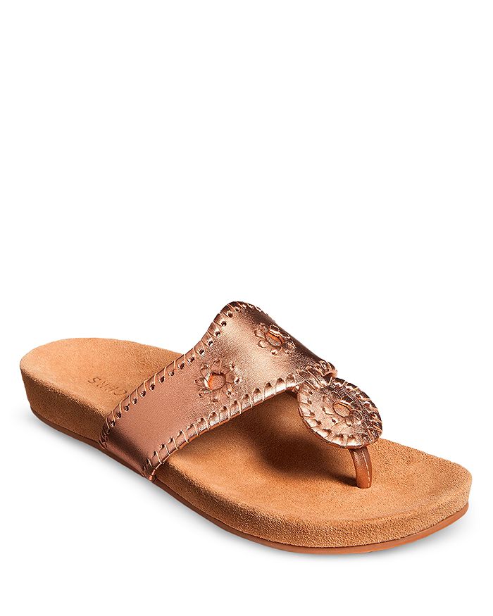 Jack rogers rose gold hot sale sandals