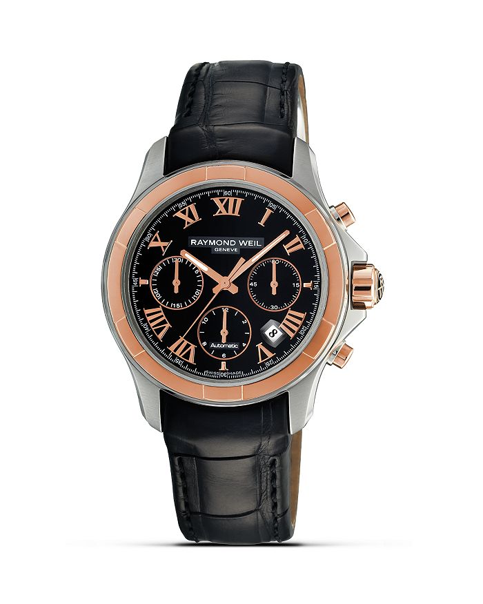 Raymond weil rose gold on sale