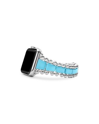 LAGOS - Smart Caviar Blue Ceramic Apple&reg; Watch Bracelet