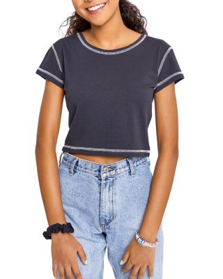 splendid cropped tee