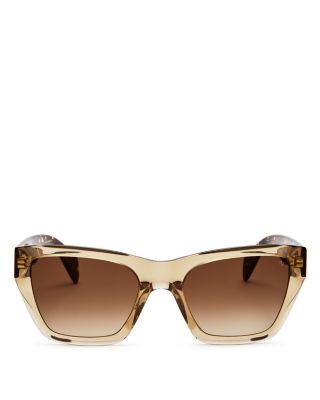 Rag & Bone Women's Cat Eye Sunglasses, 54mm In Beige