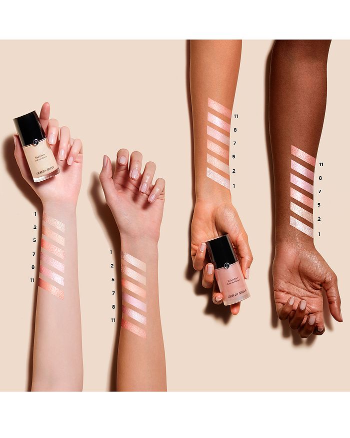 Shop Armani Collezioni Fluid Sheer Glow Enhancer Highlighter Makeup In 10