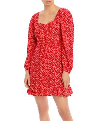 Faithfull the Brand Calla Printed Mini Dress | Bloomingdale's Women