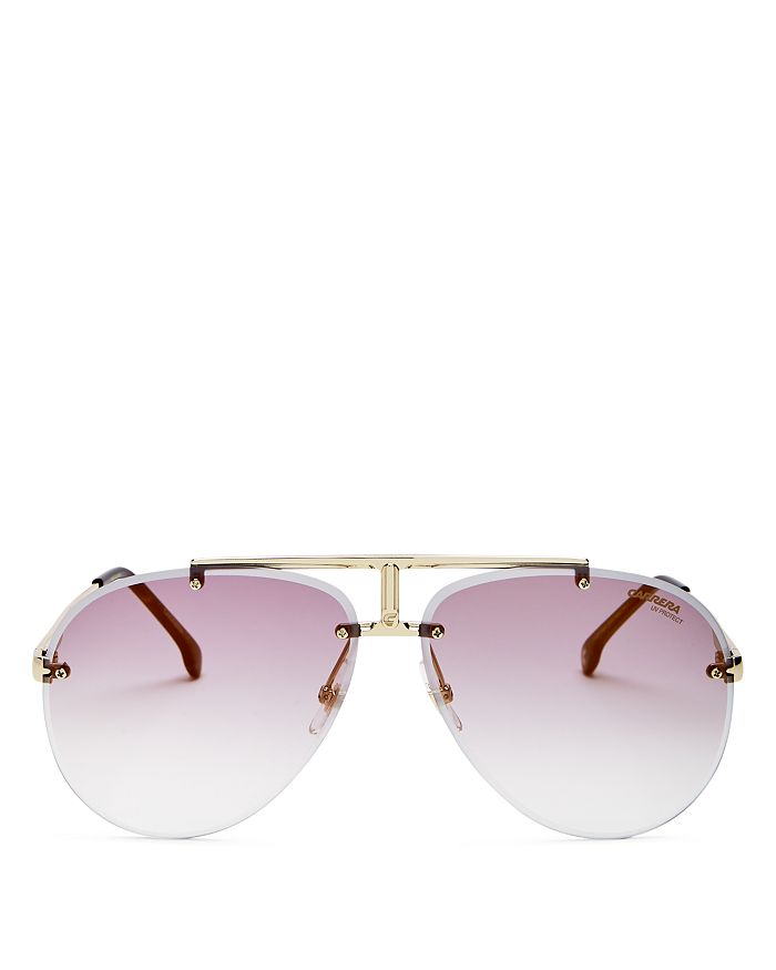 Carrera 62mm hot sale aviator sunglasses