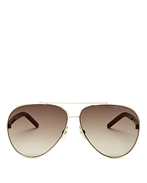 MARC JACOBS WOMEN'S BROW BAR AVIATOR SUNGLASSES, 51MM,MARC522S