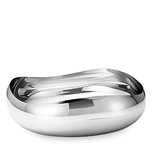 Shop Georg Jensen Cobra Medium Bowl In Silver