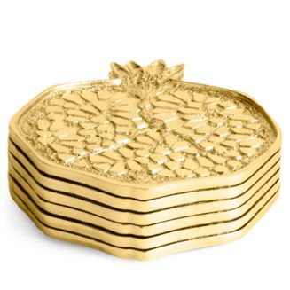 Michael Aram Pomegranate Coasters, Set of 6 | Bloomingdale's Home