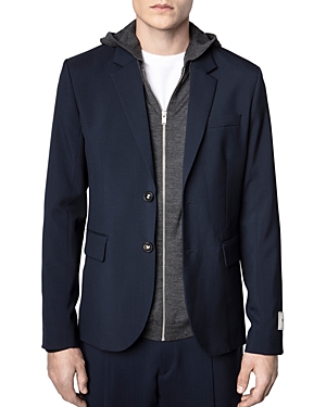Zadig & Voltaire Blue Wool Jacket