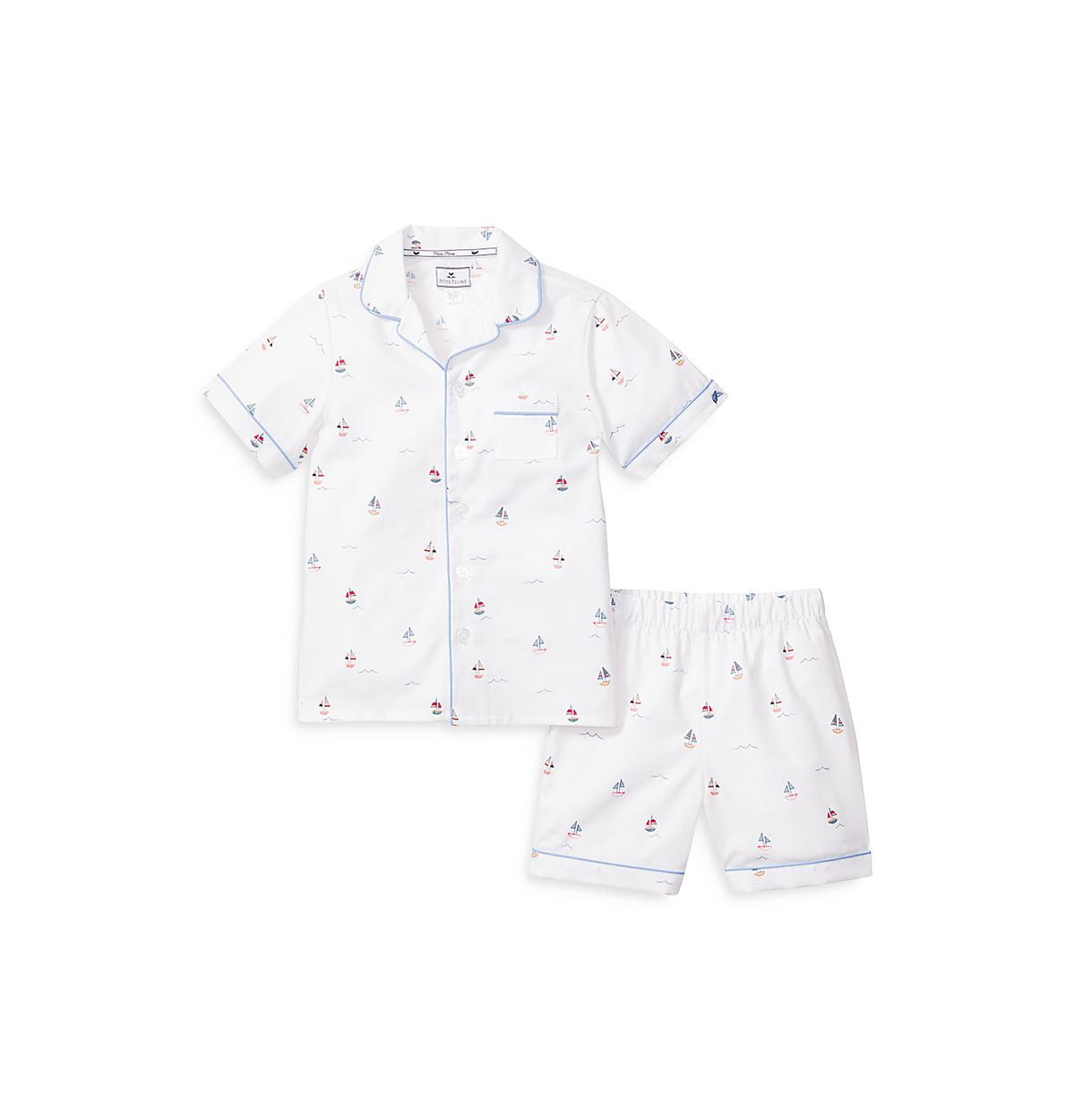 Petite Plume Unisex Classic Sleep Shorts Set - Baby, Little Kid, Big Kid