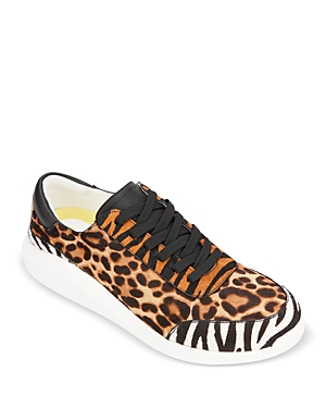 Kenneth Cole Women's Mello Printed Calf Hair Low Top Sneakers