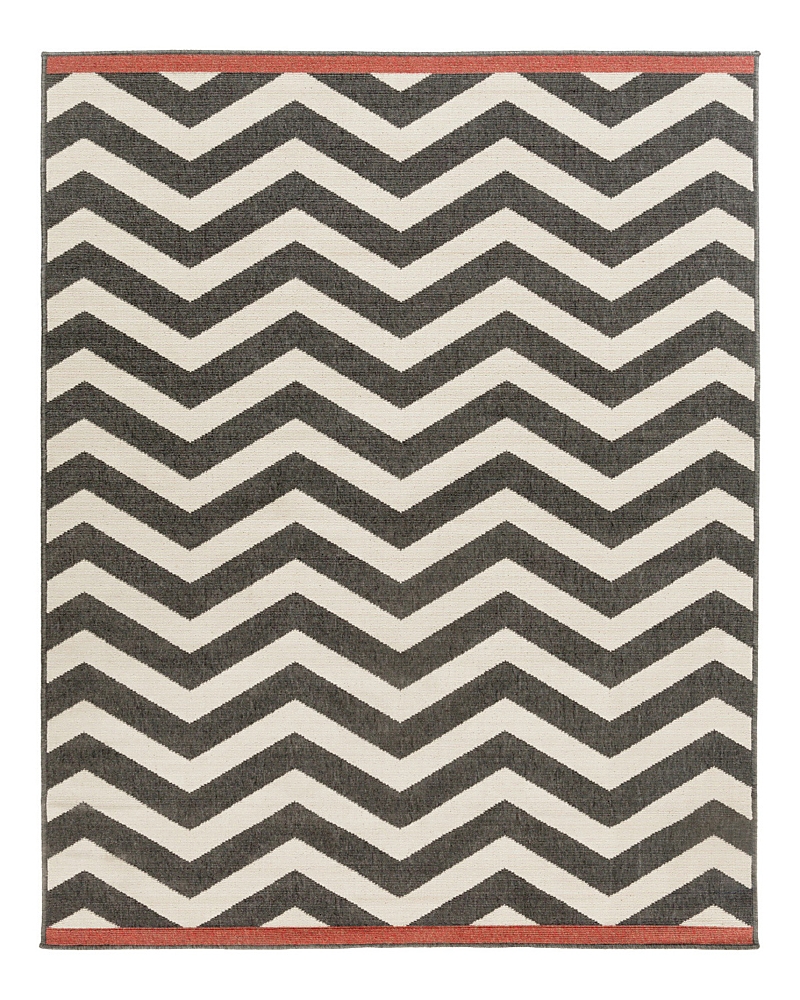 Surya Alfresco Alf-9646 Area Rug, 2'5 X 4'5 In Black