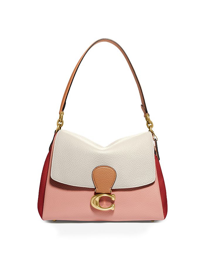 COACH May Small Pebble Leather Shoulder Bag